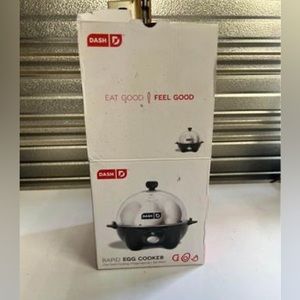 DASH Rapid Egg Cooker, 6 Egg Capacity, Black